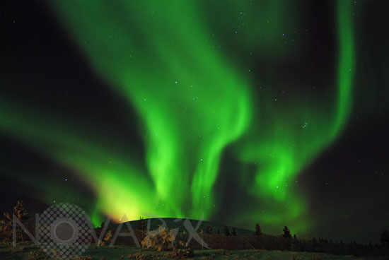 Aurora borealis in Finland 11/2002