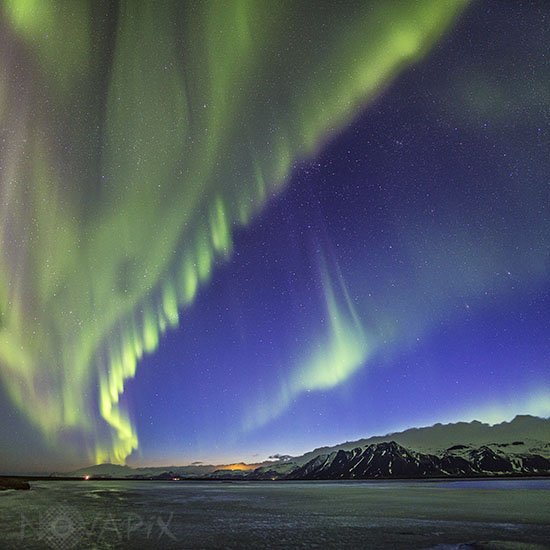 Northern light in Iceland