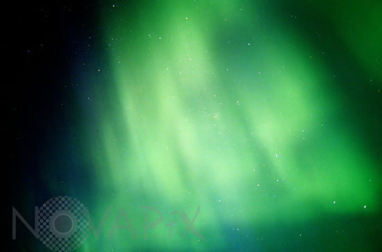Aurora australis in New Zealand 2001