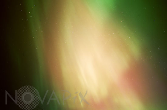Aurore australe en Nouvelle-Zélande 2001