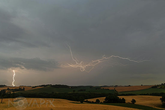 Lightning in France