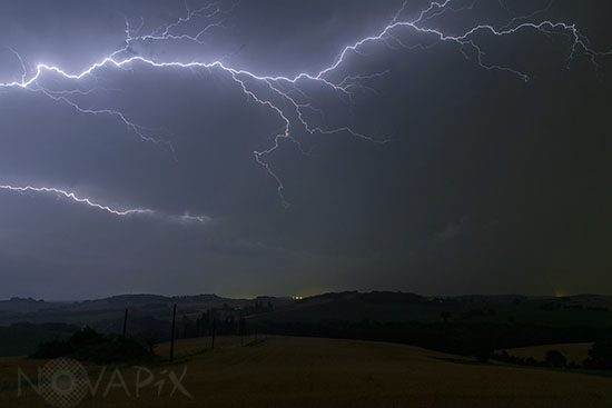 Lightning in France