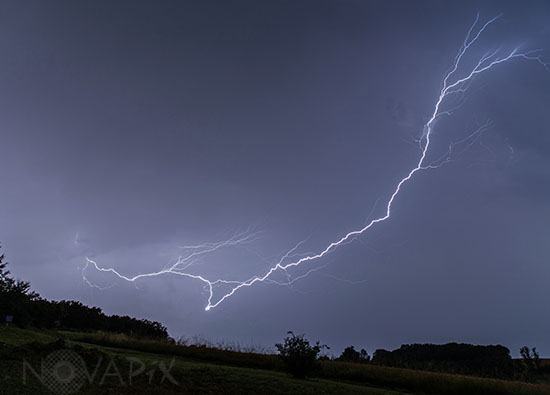 Lightning in France