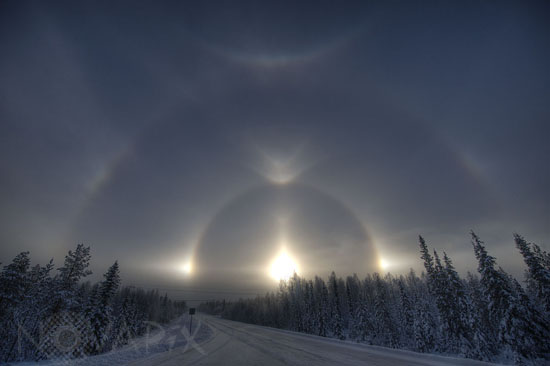 Halo autour du Soleil 
