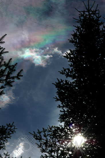 Nuages irisés