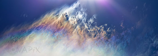 Nuages iridescents