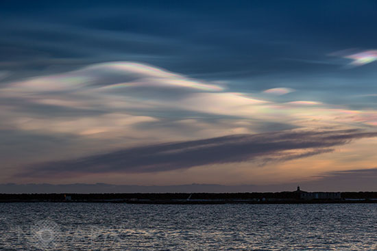 Nuages nacrés 