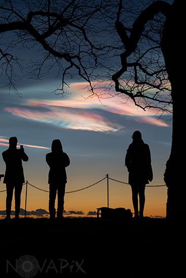 Observation de nuages nacrés - Norvège