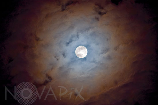Corona around the Moon