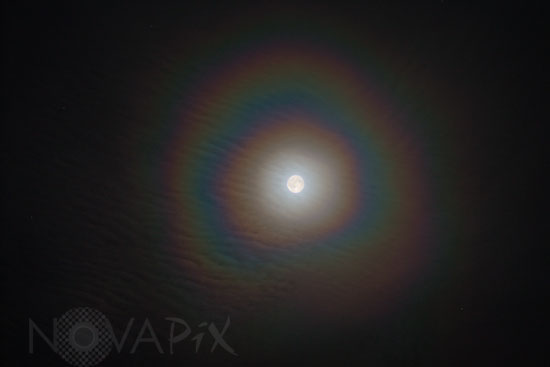 Corona around the Moon