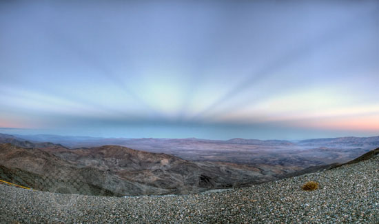 Rayons anticrépusculaires