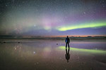 Watching an Aurora borealis - Norway