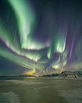 Aurore boréale et Photographe - Norvège