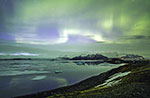Aurore boréale en Islande - Jokulsarlon
