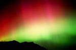Aurore australe en Nouvelle-Zélande 2001