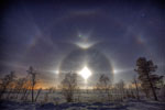 Halo autour de la Lune et Paraselene