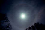 Halo autour de la Lune