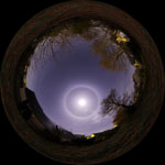Halo autour de la Lune