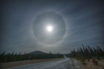 Halo autour de la Lune