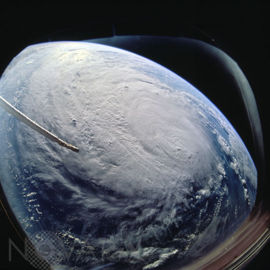 Ouragan Marilyn vu par la navette Endeavour 09/1995