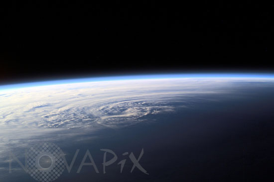 Hurricane Michelle seen from space.
