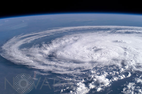 Hurricane Claudette seen from space. 07/2003.