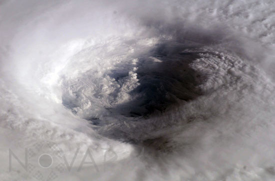 Hurricane Isabel  seen from space