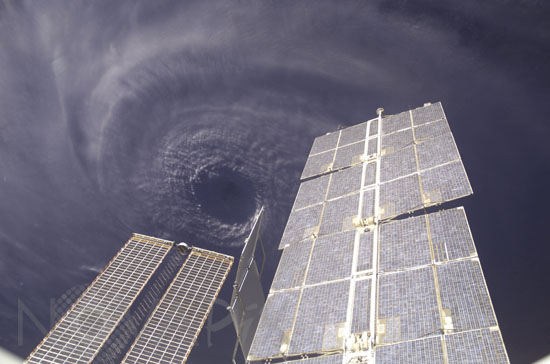 Ouragan Ivan vu depuis ISS. 09/2004