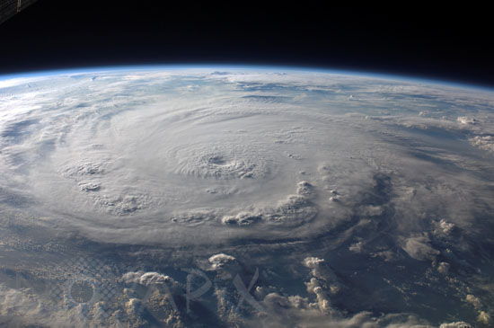 Ouragan Felix vu depuis ISS 09/2007