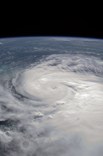 Tempête tropicale Fay vue depuis l'espace -08/2008