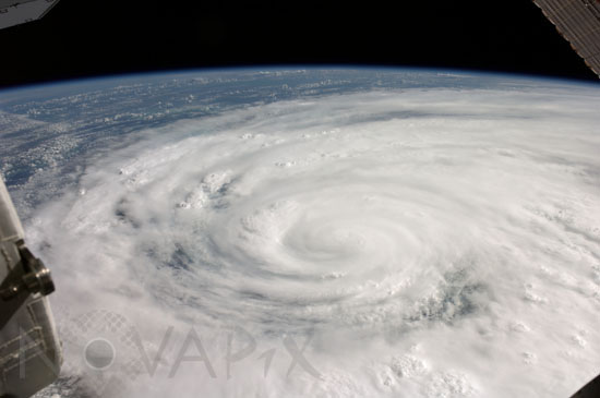 Hurricane Ike seen from space