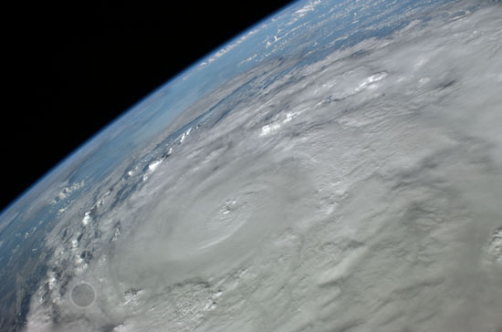Hurricane Ike seen from space