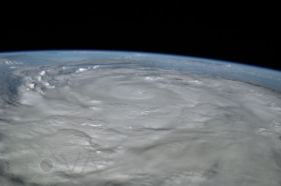 Hurricane Ike seen from space
