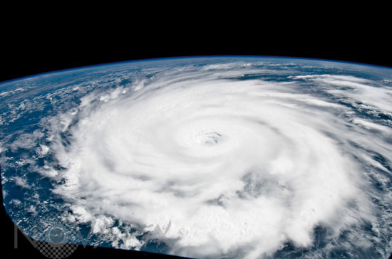 Hurricane Igor seen from space