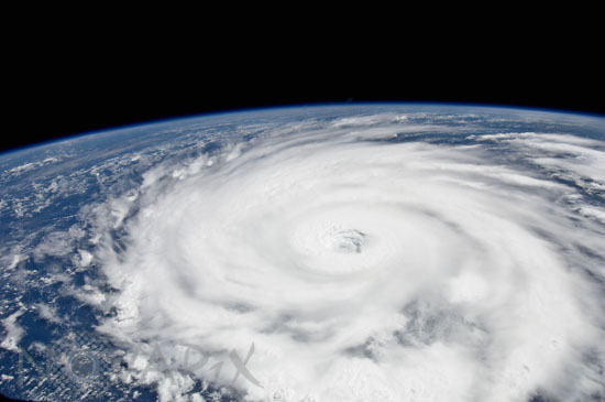 Hurricane Igor seen from space