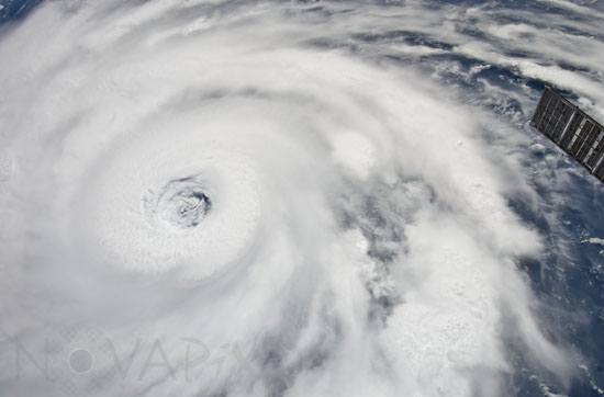 Hurricane Igor seen from space