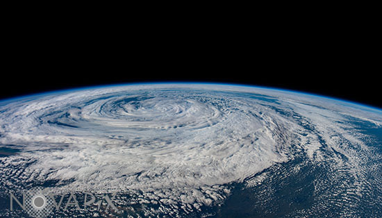 Cyclone extratropical au-dessus du Canada - 2016