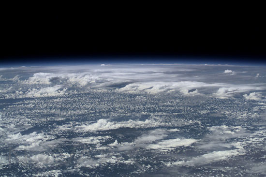 Clouds over South America 10/1995