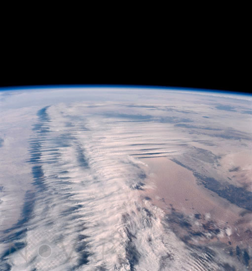 Sahara jet stream over northwestern Libya