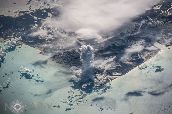 Cumulus castellanus above Bahamas