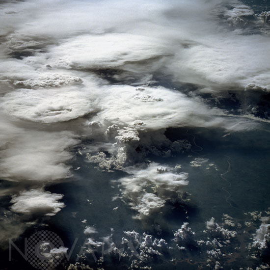 Cumulonimbus seen from space