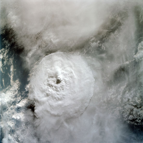 Orage vu depuis l'espace