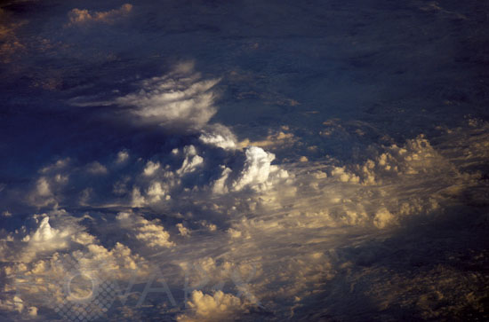 Orage vu depuis l'espace