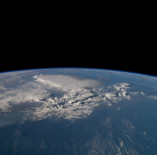 Orage vu depuis l'espace