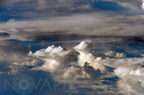 Orage vu depuis l'espace