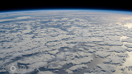 Earth clouds and atmosphere