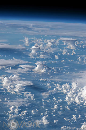 Earth clouds and atmosphere