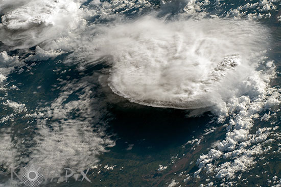 Nuages vu de l'espace