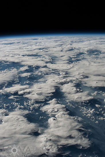 Earth clouds and atmosphere