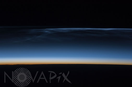 Earth's atmosphere and noctilucent clouds